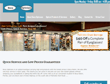 Tablet Screenshot of bocaratonoptical.com